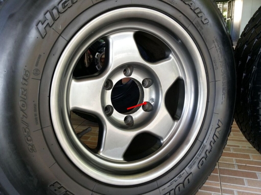 ล้อพร้อมยาง แม็กลาย bladley ขอบ 16x8 พร้อมยาง nitto 265/70/16