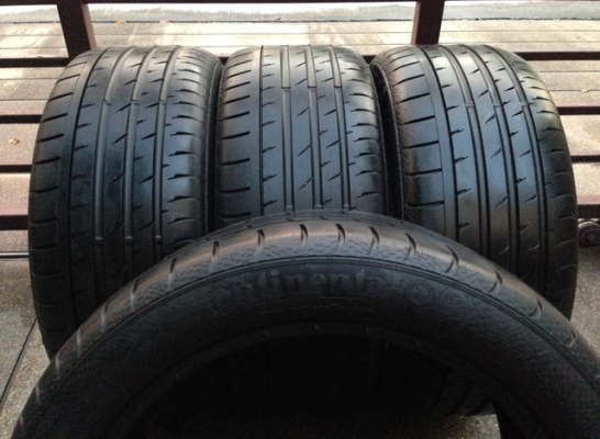 ยาง Continental 245 45 18 ปี13 ดอกเต็ม ไม่มีปะ ราคาไม่แพง