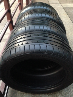 ยาง Continental 245 45 18 ปี13 ดอกเต็ม ไม่มีปะ ราคาไม่แพง