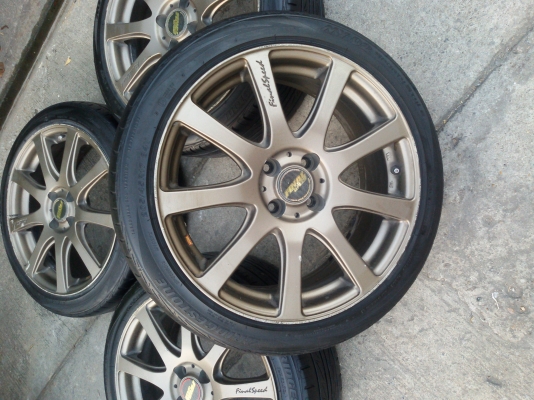 ล้อขอบ 17 4รู 100 พร้อมยาง  ชุดล่ะ 6500