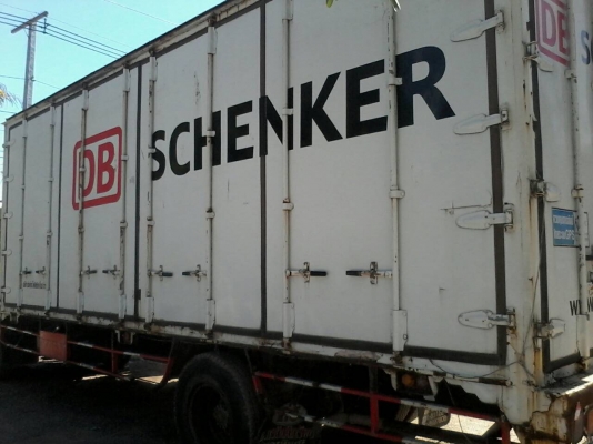 ขายตู้10บานไม่มีเสากลางยาว7.20เมตร ยกลงจากรถISUZU Deca200