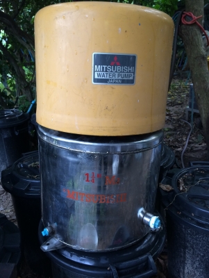 ขายปั๊มน้ำมิตซูบิชิถังเป็นสแตนเลส 400 วัตต์