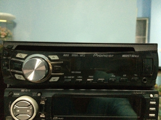Pioneer DEH-3350UB USB Ipod MP3 CD FMคลื่นไทย AUX ปรีเอ้า2ชุด มือ2