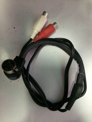 สายแปลงช่องคุมกล่องCD KENWOODแท้ เป็นAUX มือ2 ญี่ปุ่น