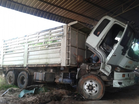 แม่-ลูก 320แรง.รถบรรทุกข้าวเปลือก..Hino FM 226-10036 เครื่องดี คัสซีสวย เล่มทะเบียนพร้อม...