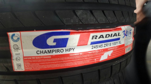 GT RADIAL HPY 245/45R18 เส้นละ 3,800 บาท