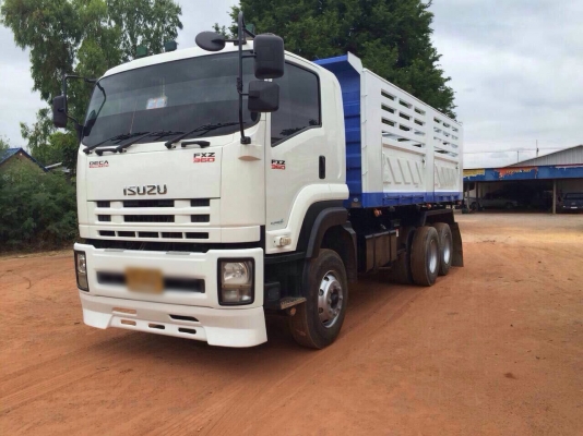 ขายรถพ่วง ISUZU เครื่อง 360 แรง ปี 53 กระบะดัมพ์สามมิตร ลูก 3 เพลาแท้ยาว 6.50 เมตร ทะเบียนพร้อม