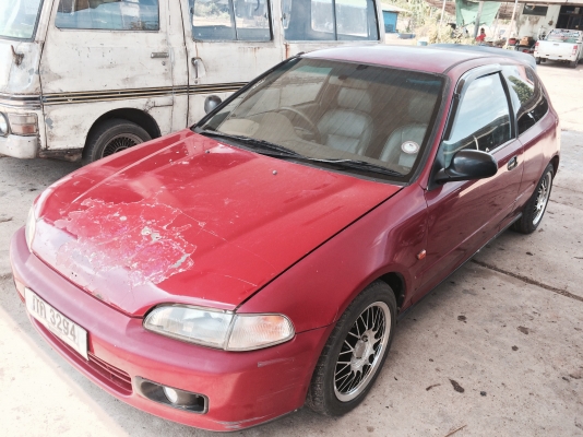 Honda Civic 3 Door เครื่องเดิมไม่เคยดมแก๊ส ทะเบียนขาด 56