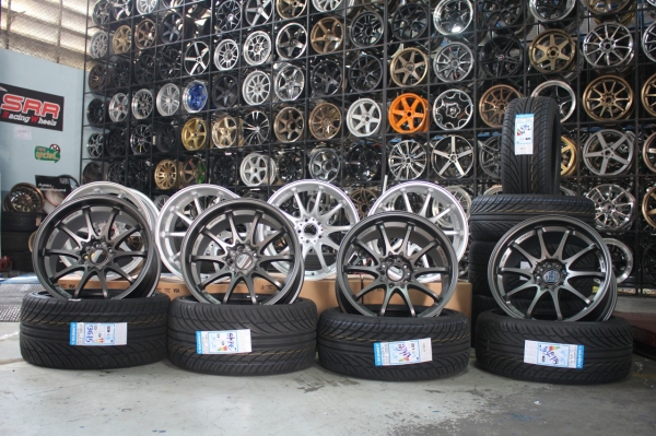 โปรโมชั่นล้อCE28 ขอบ18 พร้อมยางชุดละ 24,000 บาท