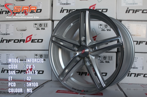iNFORGED CV3 &amp; CV5 ขอบ17 5H100 วงละ 3,750 บาท