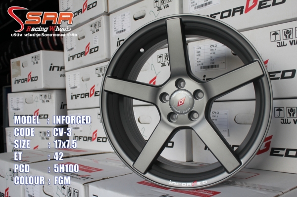 iNFORGED CV3 &amp; CV5 ขอบ17 5H100 วงละ 3,750 บาท