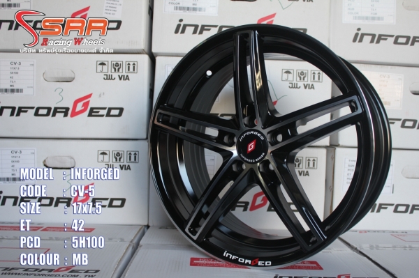 iNFORGED CV3 &amp; CV5 ขอบ17 5H100 วงละ 3,750 บาท