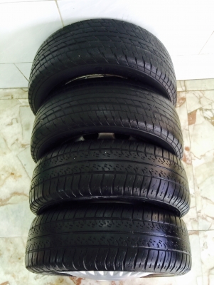 ขายล้อกระทะเหล็ก DAIHATSU MIRA ขอบ 12" เดิมๆพร้อมฝาครอบ ขายล้อกระทะเหล็ก DAIHATSU MIRA ขอบ 12" เดิมๆพร้อมฝาครอบ