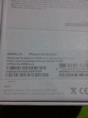 ขาย iphone5สีขาว 64Gสวยไร้รอยอุปกรณ์แท้ครบกล่อง ลด86000บาท