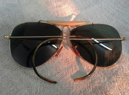 แว่นตานายพลแมคอาร์เธอร์ B&amp;L RAY-BAN AVIATOR MacArthur Shooter USA  บิ๊กไซซ์ 62mm