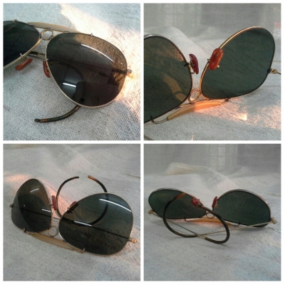 แว่นตานายพลแมคอาร์เธอร์ B&amp;L RAY-BAN AVIATOR MacArthur Shooter USA  บิ๊กไซซ์ 62mm