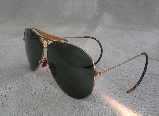 แว่นตานายพลแมคอาร์เธอร์ B&amp;L RAY-BAN AVIATOR MacArthur Shooter USA  บิ๊กไซซ์ 62mm