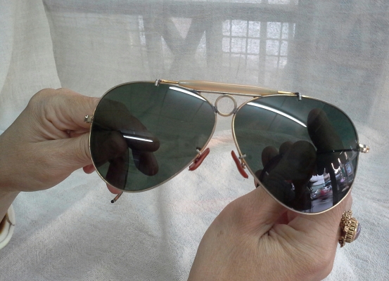 แว่นตานายพลแมคอาร์เธอร์ B&amp;L RAY-BAN AVIATOR MacArthur Shooter USA  บิ๊กไซซ์ 62mm