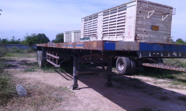 หางพื้นเรียบ 3 เพลาแท้ ยาว 12 เมตร