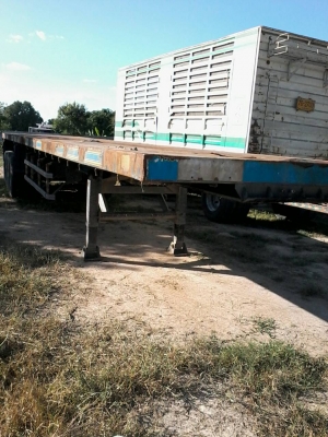 หางพื้นเรียบ 3 เพลาแท้ ยาว 12 เมตร