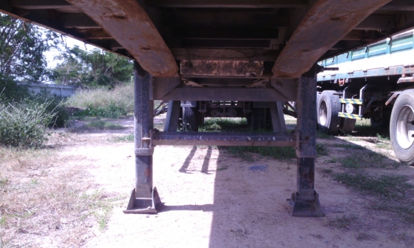 หางพื้นเรียบ 3 เพลาแท้ ยาว 12 เมตร