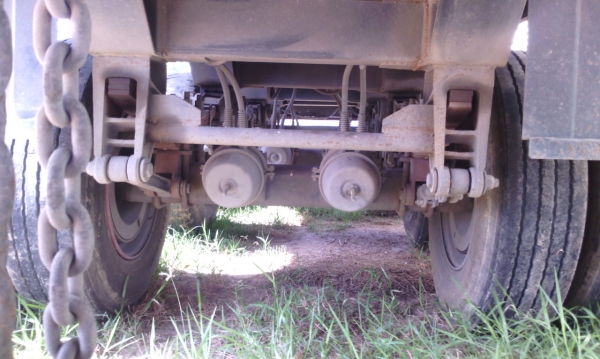 หางพื้นเรียบ 3 เพลาแท้ ยาว 12 เมตร