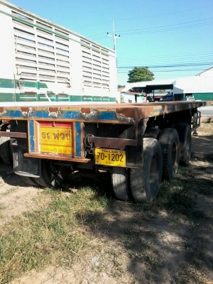 หางพื้นเรียบ 3 เพลาแท้ ยาว 12 เมตร