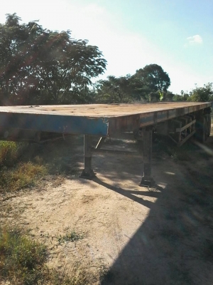 หางพื้นเรียบ 3 เพลาแท้ ยาว 12 เมตร