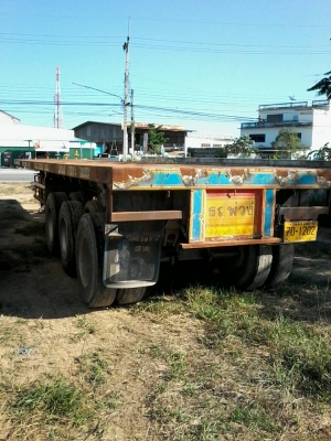 หางพื้นเรียบ 3 เพลาแท้ ยาว 12 เมตร