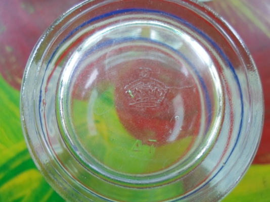 แก้วเป๊ปซี่ ลายธงชาติ เหมาะสะสม งานเก่าตอกตรามงกูฎ ใบละ 50