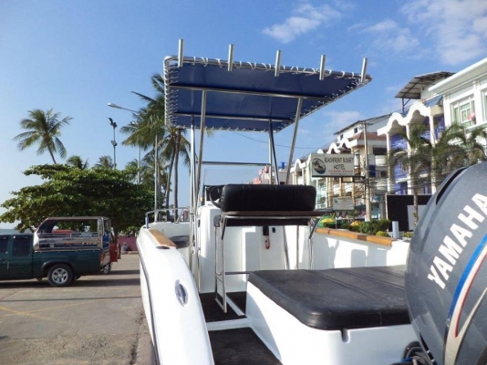 ต้องการขายเรือไฟเบอร์หล่อใหม่ขนาด24ฟุต