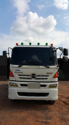 ขายสิบล้อ HINO FM1A 344  พ่วงแม่ลูกดั้มสามมิตร รถสวยพร้อมใช้งาน