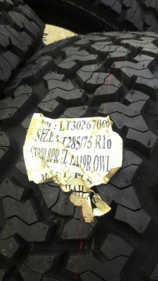 ขาย ยาง A/T ขนาด 285/75/16(33"ขอบ16) ของใหม่ราคาเร้าใจ ขาย ยาง A/T ขนาด 285/75/16(33"ขอบ16) ของใหม่ราคาเร้าใจ