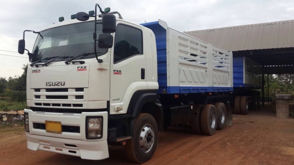 10ล้อพ่วง ISUZU DECA FXZ-360 ยูโร-3 ปี53 แม่+ลูกดั้มเหล็กสามมิตรฯ เดิมบาง **ขาย ISUZU DECA FXZ-360 EURO-3 22ล้อพ่วงแม่+ลูก ดั้มเหล็กSMM สามมิตรฯ สภาพดี เดิมบาง พร้อมใช้งาน ลูก3คานแท้6.50ม. ISUZU DECA FXZ-360 EURO-3 ปี53 เครื่องเดิม