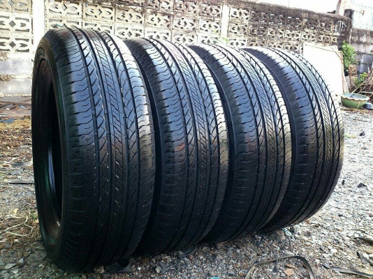 ขายยาง บริดสโตน อีโคเปีย 225/65R17 ยางสัปดาห์ที่29 ปี14 ดอกยางหนาเต็มสดนิ่มลึกเท่ากันไม่ร้าวไม่แตกลายสวยมากๆ จำนวน 1 ชุด