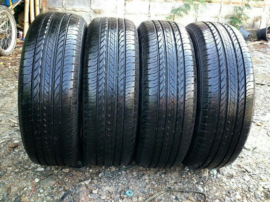ขายยาง บริดสโตน อีโคเปีย 225/65R17 ยางสัปดาห์ที่29 ปี14 ดอกยางหนาเต็มสดนิ่มลึกเท่ากันไม่ร้าวไม่แตกลายสวยมากๆ จำนวน 1 ชุด