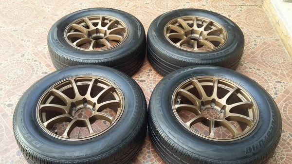 ขายล้อ advan rs ขอบ 18 พร้อมยาง 265/60/18 ขายล้อ advan rs ขอบ 18 พร้อมยาง 265/60/18