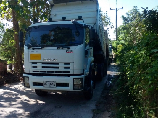 ขายรถบรรทุก 10 ล้อ พ่วงดั๊มพ์ แม่-ลูก ยี่ห้อ ISUZU 360 แรงม้า กะบะสามมิตรสามคาน ขายรถบรรทุก 10 ล้อ พ่วงดั๊มพ์ แม่-ลูก ยี่ห้อ ISUZU 360 แรงม้า กะบะสามมิตรสามคาน