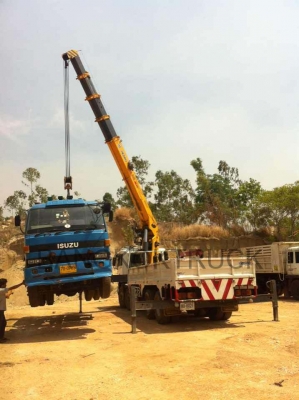 ขาย-ให้เช่า รถบรรทุก 12 ล้อ  ติดเครน 16 ตัน 086-8053515