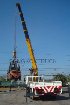 ขาย-ให้เช่า รถบรรทุก 12 ล้อ  ติดเครน 16 ตัน 086-8053515