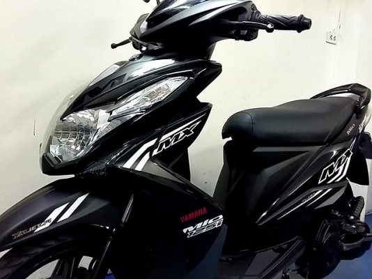 mio125 i MX สีดำ ลายใหม่  ล้อแมกซ์ใหม่ ยางใหม่หน้าหลัง รถเดือน พ.ค. ปี 57  ไมล์ 6 พันโลเท่านั้น โปรโมชั่น 29900