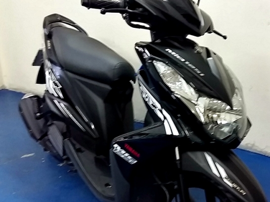mio125 i MX สีดำ ลายใหม่  ล้อแมกซ์ใหม่ ยางใหม่หน้าหลัง รถเดือน พ.ค. ปี 57  ไมล์ 6 พันโลเท่านั้น โปรโมชั่น 29900