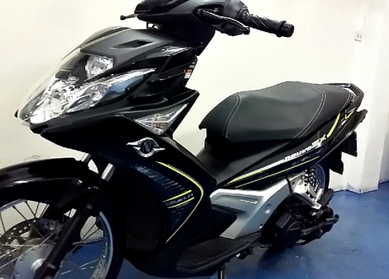 nuovo sx สีดำ อมะตะ เครื่องยนต์ หัวฉีด 125 ซีๆ กระบอกสูบไดอะซิล รถเดือน กุมพันธ์ ปี 58 ไมล์ 1 หมื่นโล  แถม 3 รายการ 28900