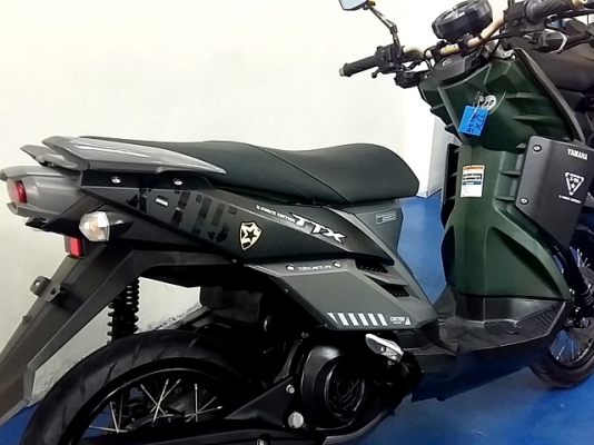 TTX  สีดำเทา ลายทหาร ลิมิเต็ด ลายนี้หายากแล้ว รถเดือน ก.พ. ปี 56 ระบบหัวฉีด ประหยัดนํ้ามัน ของแถม 3 รายการ 30900