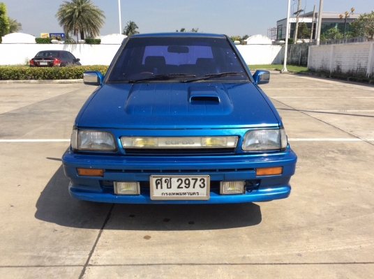 ขายรถtoyota starlet EP71 turbo ตัวเทอร์โบแท้ ปี87 เครื่อง 4Eหัวฉีดเทอร์โบ เกียร์ธรรมดา เพาเวอร์ จูนe85 เบาะหนังสวยแอร์หนาวเกจ์วัดsard ทามเมอร์เบาะหลังพับได้ ตัวถังเดิมๆไม่มีชนชุดแต่งเทอร์โบแท้ แม็ก15"ยางดี เครื่องแน่นแรงๆขับมัน ช่วงล่างดี รถพร้อมใช้