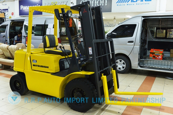 ขายรถโฟล์คลิฟท์มือสอง MITSUBISHI  รุ่น FG20-0044  ราคา 165,000 บาท นำเข้าจากประเทศญี่ปุ่น 100\% ไม่เคยใช้งานในประเทศไทย