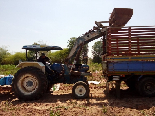 ขายรถไถฟอร์ด รุ่น6610 เก่านอก พร้อมตัก และหาง3