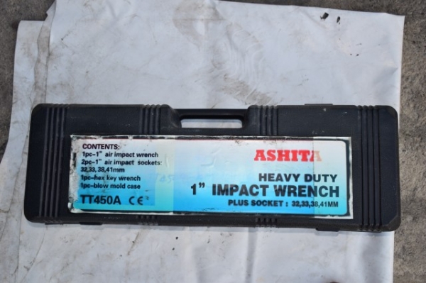 บล๊อกลม อะชิตะ เกรดA พร้อมใช้งานทนทาน ของใหม่ พร้อมลูกบล๊อก ตามรูป ราคา 12,000บาท