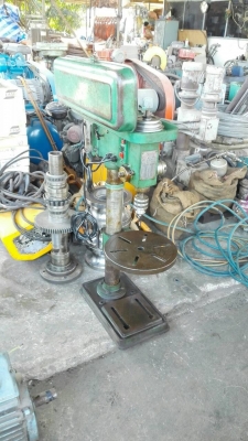 ====== Sold Out!! ====== สว่านแท่น REXON Made in Taiwan 16 mm. มอเตอร์ Mitsubishi 1/2 HP. 380V. สภาพสวย สด แน่น พร้อมใช้งาน!!