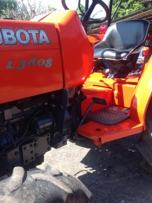 แทรกเตอร์คูโบต้า 3408 สภาพดีพร้อมใช้งาน แถมโรตารี่ให้ด้วย